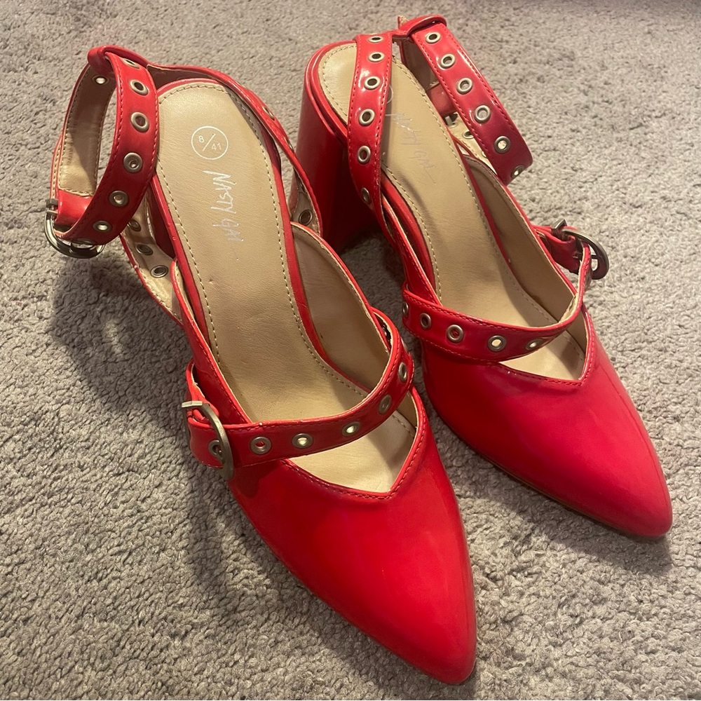 Nasty Gal Patent Leather Pump Heels